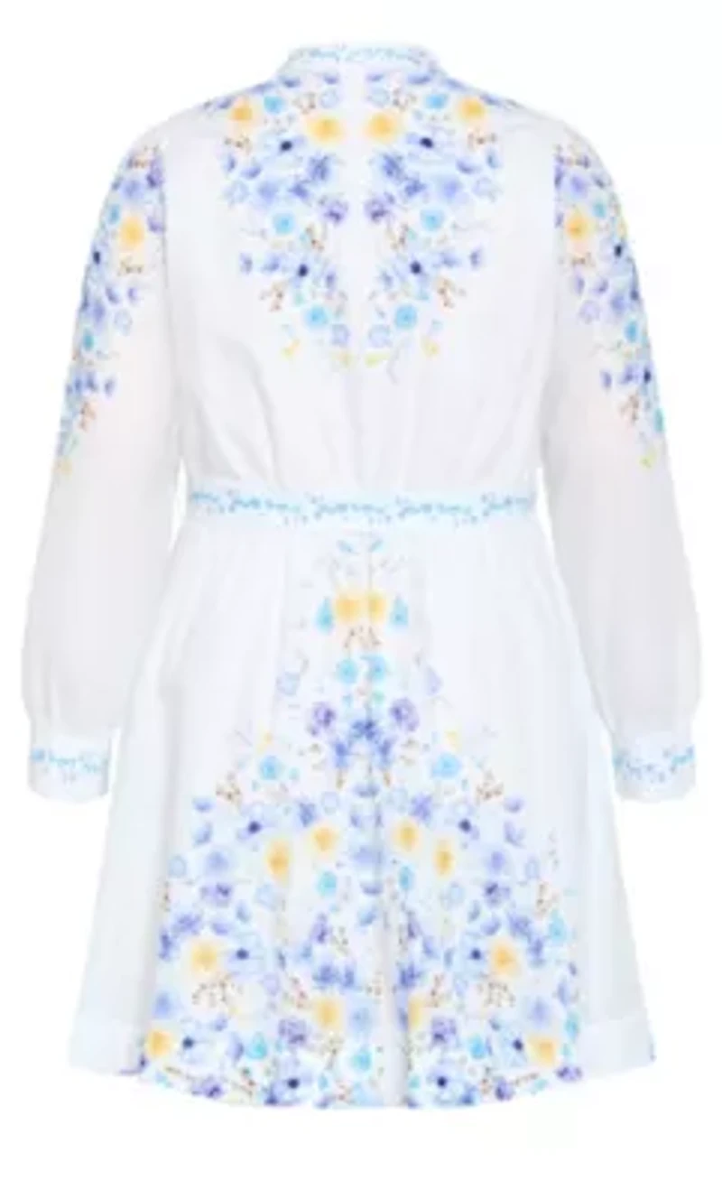 Elia Pink Patrice Print Mini Dress
