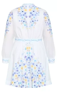 Elia Pink Patrice Print Mini Dress