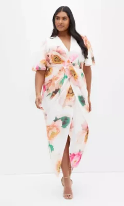 Braelynn Rose Print Maxi Dress