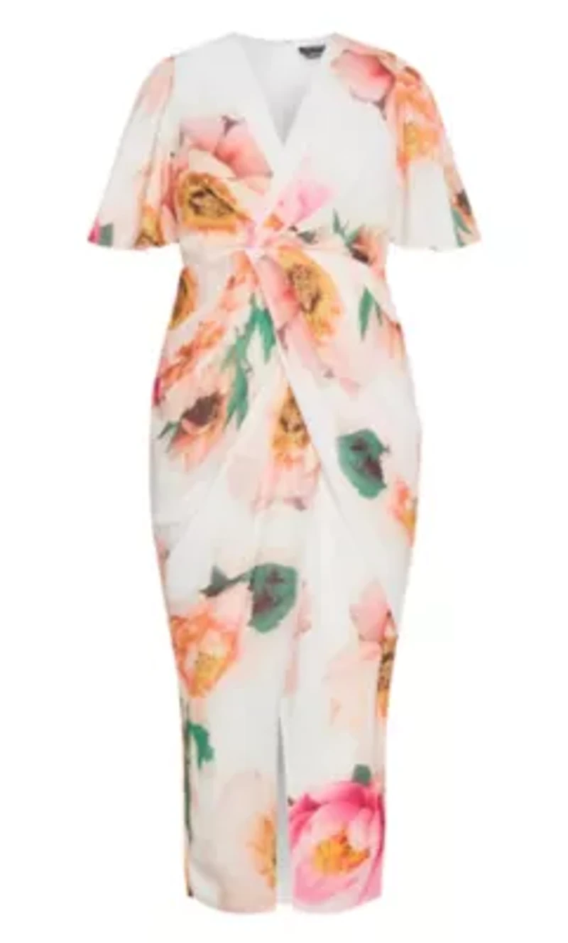 Braelynn Rose Print Maxi Dress