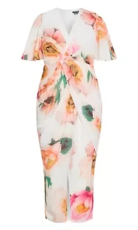 Braelynn Rose Print Maxi Dress