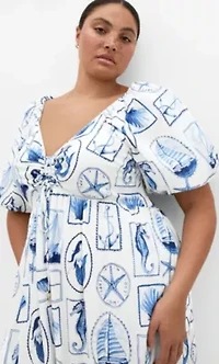 Giselle Amalfi V Neck Maxi Dress