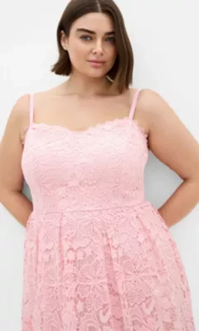 Scarlet Lace Dress
