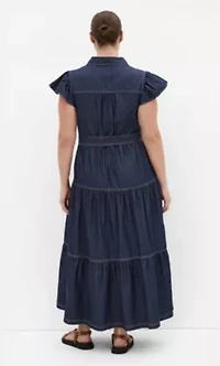 Kelsie Denim Maxi Dress