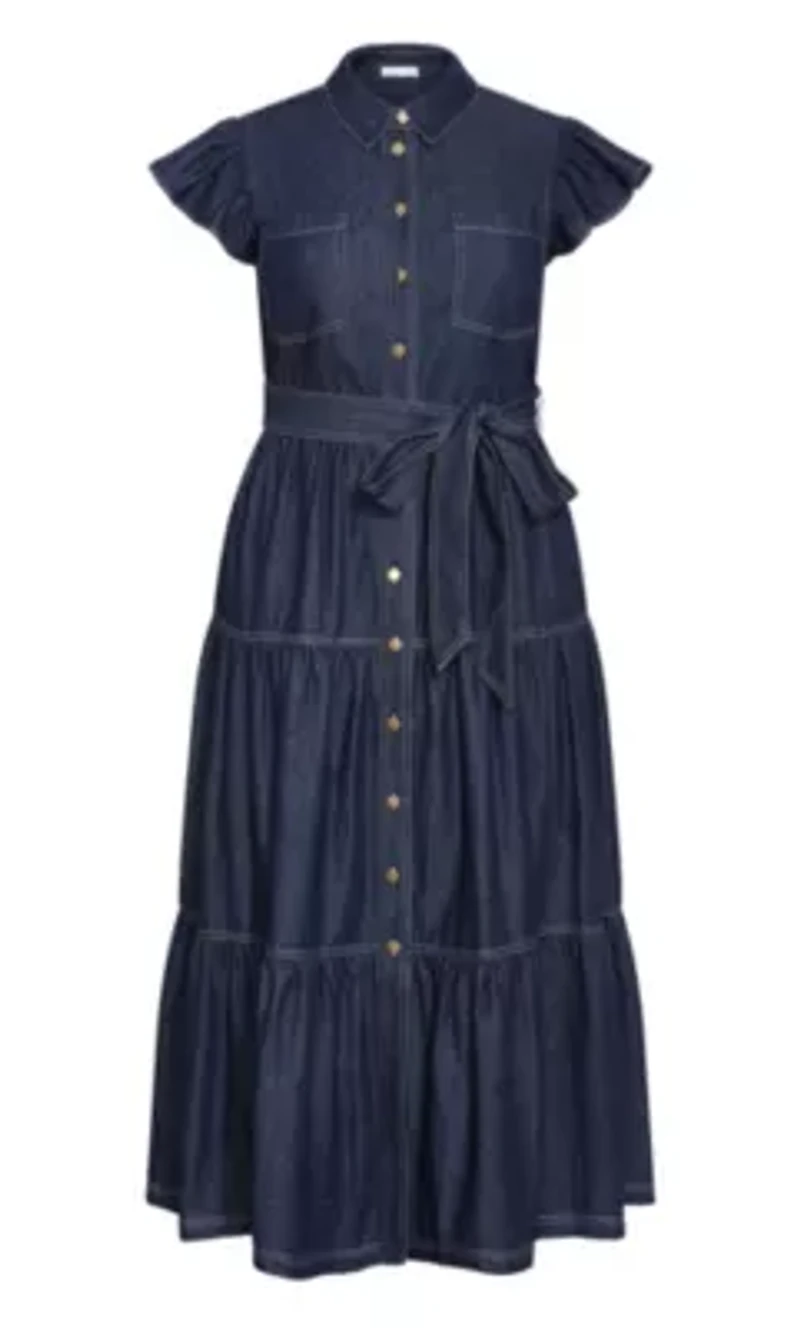 Kelsie Denim Maxi Dress