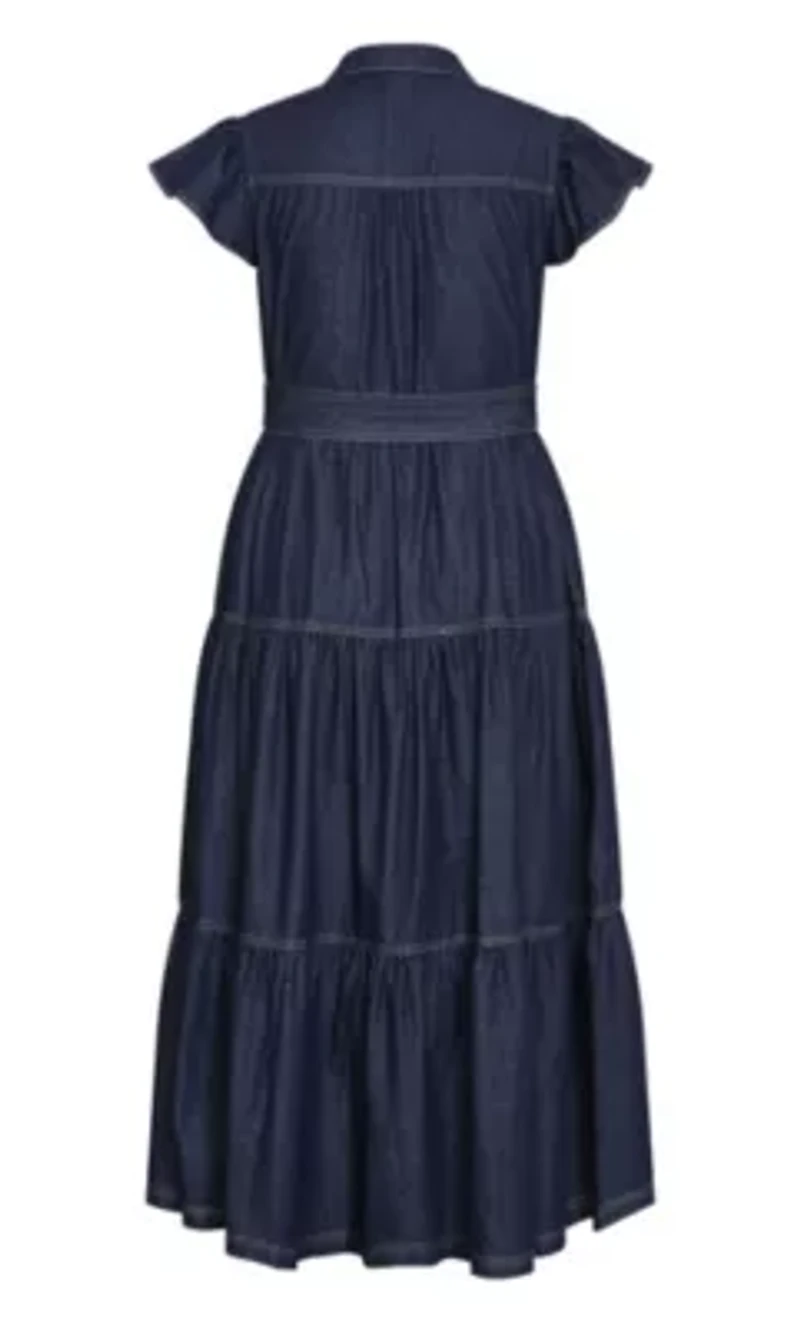 Kelsie Denim Maxi Dress