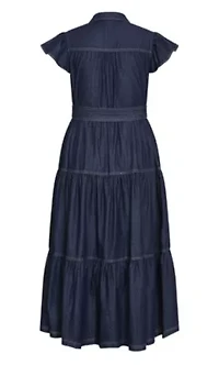 Kelsie Denim Maxi Dress