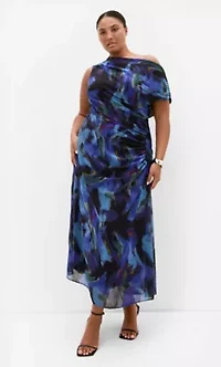 Haze Print Maxi Dress