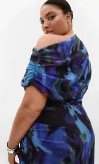 Haze Print Maxi Dress