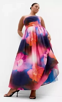 Rosalee Sleeveless Print Maxi Dress
