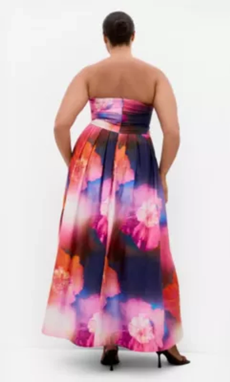 Rosalee Sleeveless Print Maxi Dress