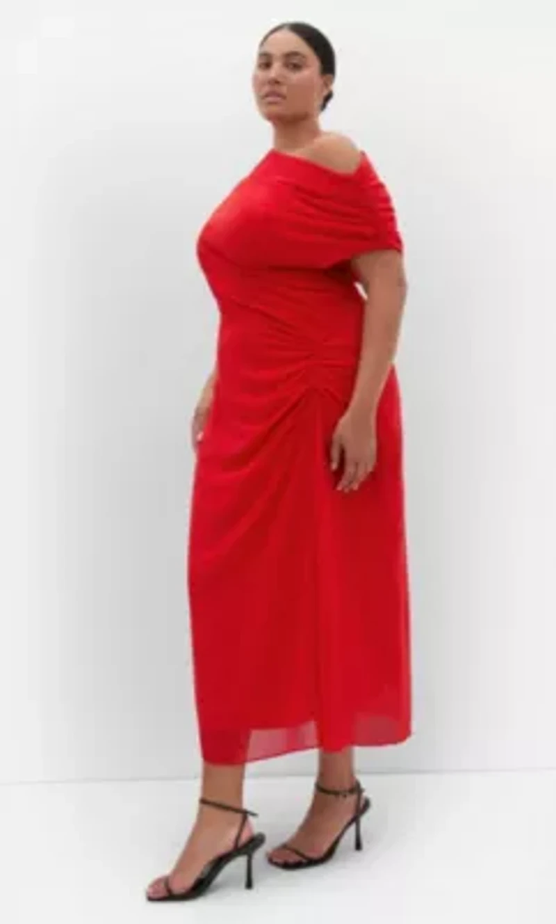 Vivid Colour Maxi Dress