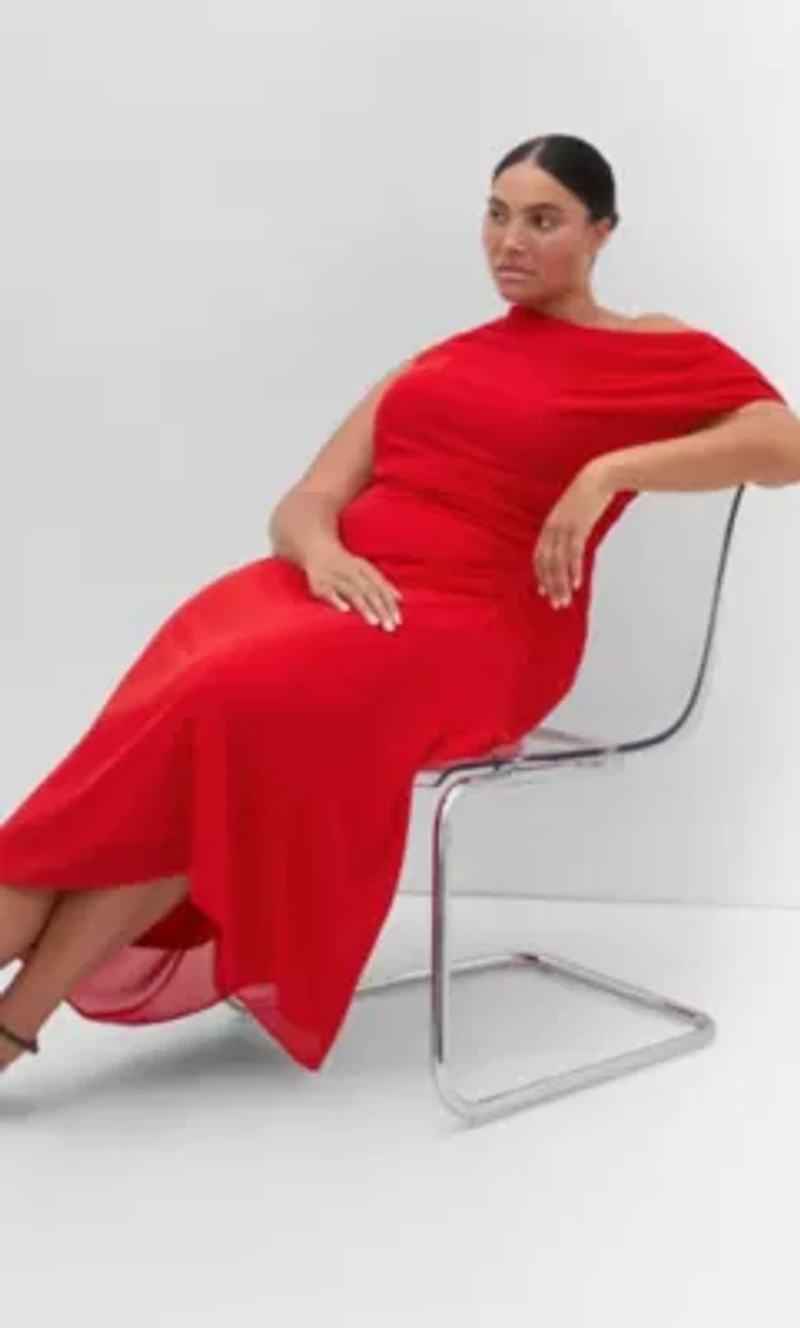 Vivid Colour Maxi Dress