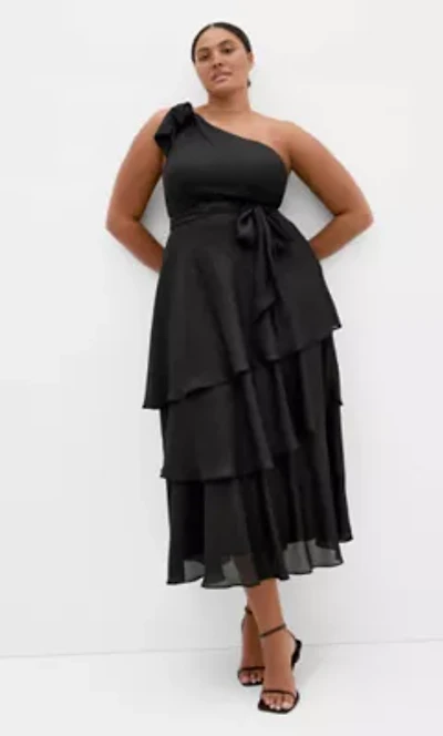 Enchant One Shoulder Maxi Dress