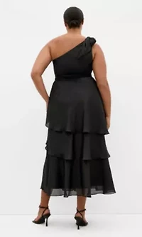 Enchant One Shoulder Maxi Dress