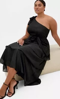 Enchant One Shoulder Maxi Dress