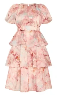 Heavenly Floral Print Maxi Dress