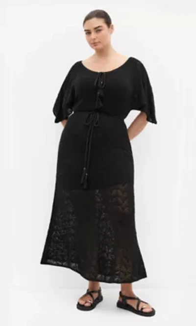 Cassie Crochet Knit Dress