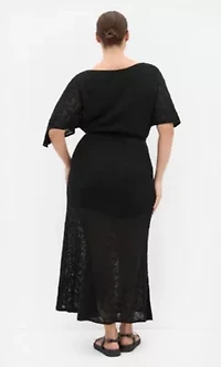 Cassie Crochet Knit Dress