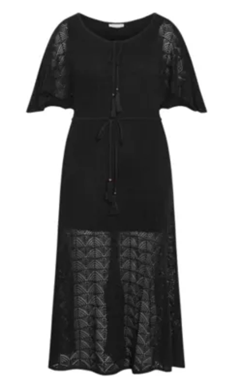 Cassie Crochet Knit Dress