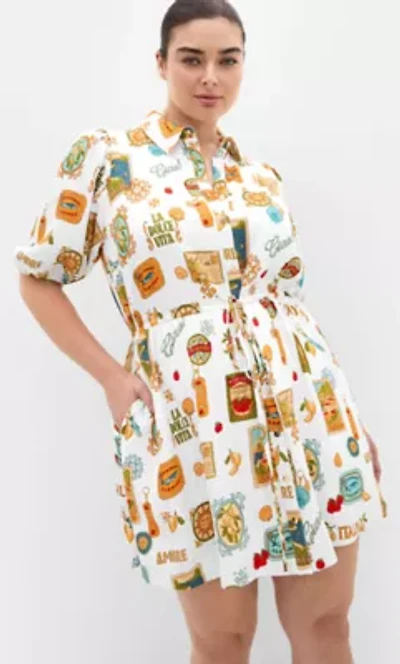 Amore Print Mini Dress