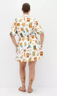 Amore Print Mini Dress