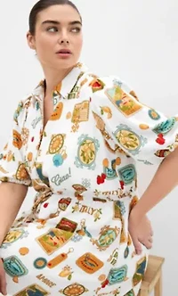 Amore Print Mini Dress