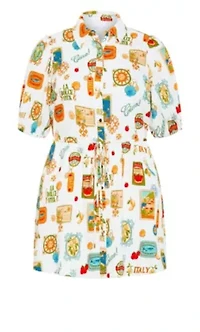 Amore Print Mini Dress