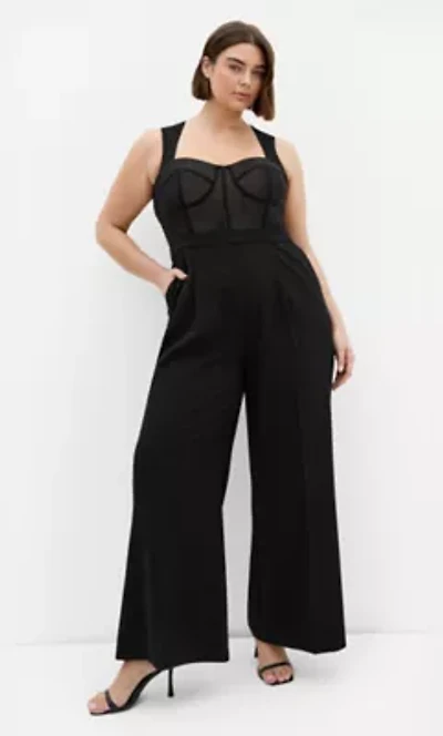 Kylie Corset Wide Leg Jumpsuit