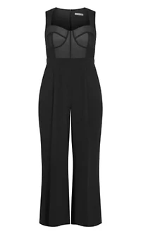 Kylie Corset Wide Leg Jumpsuit