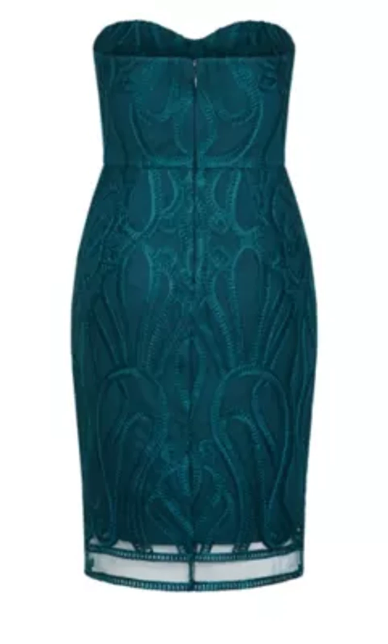 Antonia Strapless Midi Dress