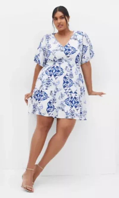 Winslow Short Sleeve Print Dress