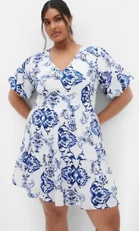 Winslow Short Sleeve Print Dress