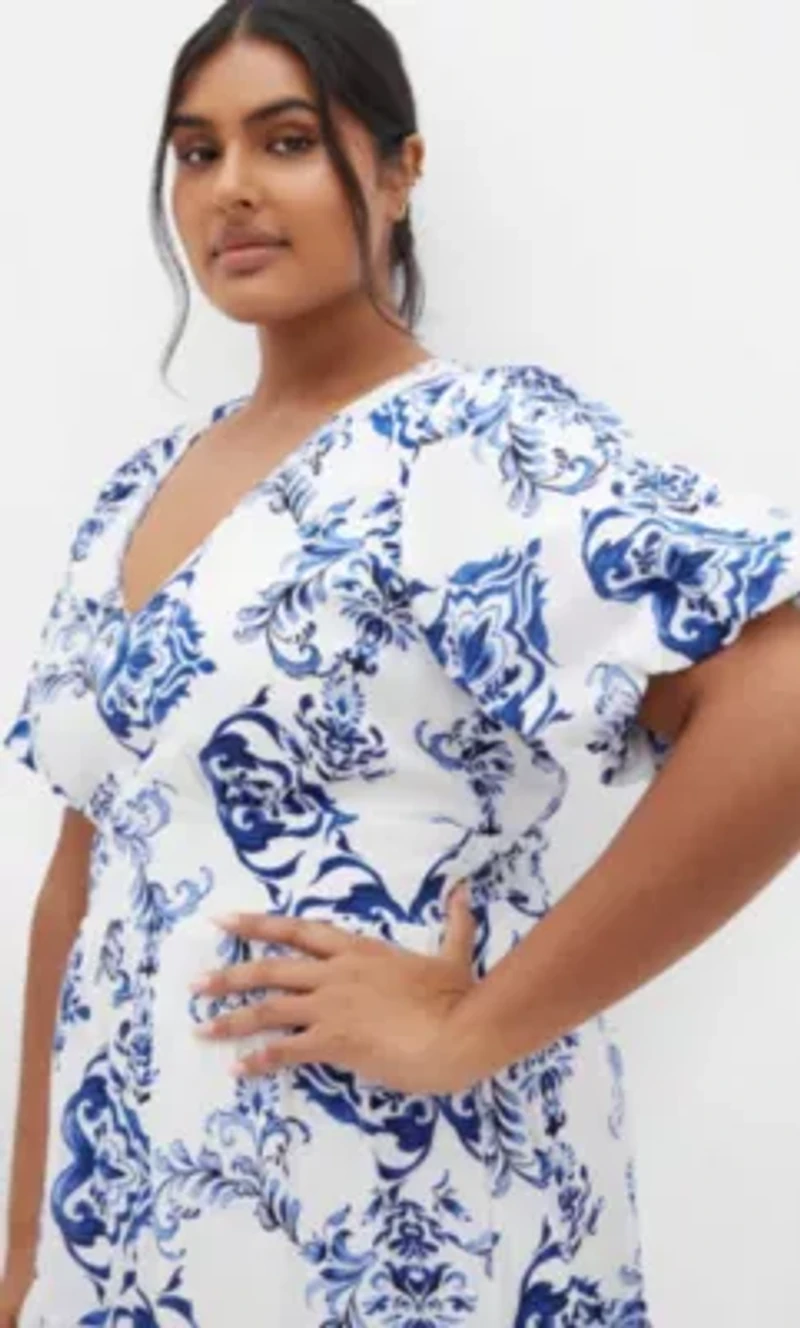 Winslow Short Sleeve Print Dress
