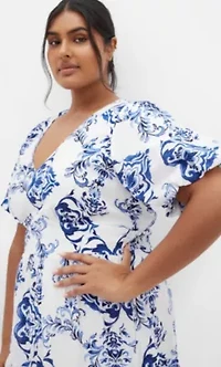 Winslow Short Sleeve Print Dress