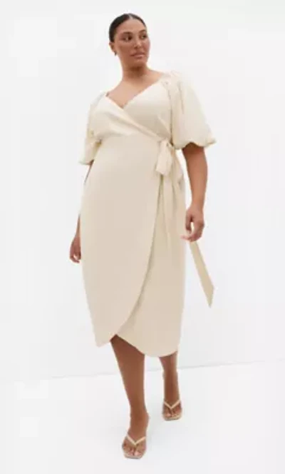 Claudine Wrap Midi Dress