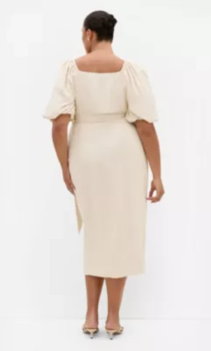 Claudine Wrap Midi Dress