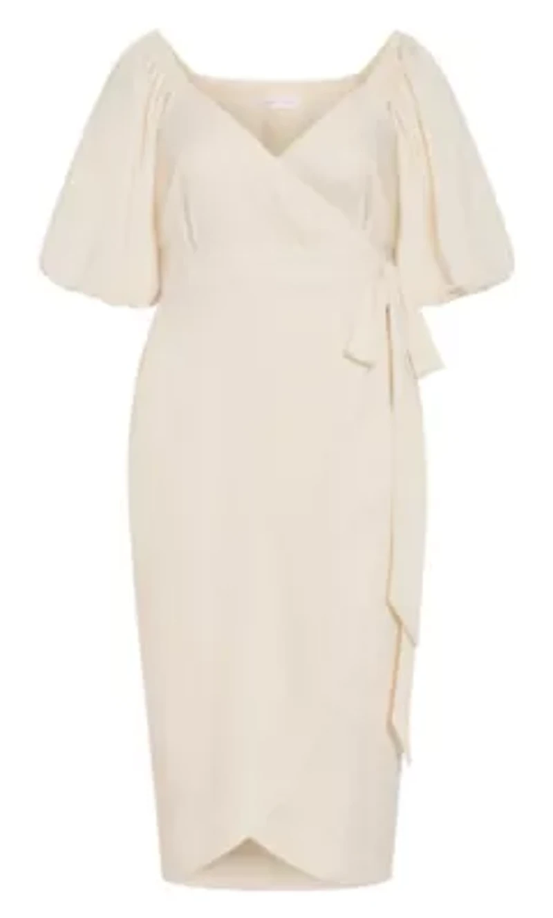 Claudine Wrap Midi Dress