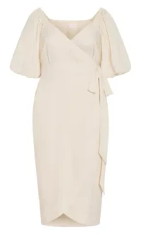 Claudine Wrap Midi Dress