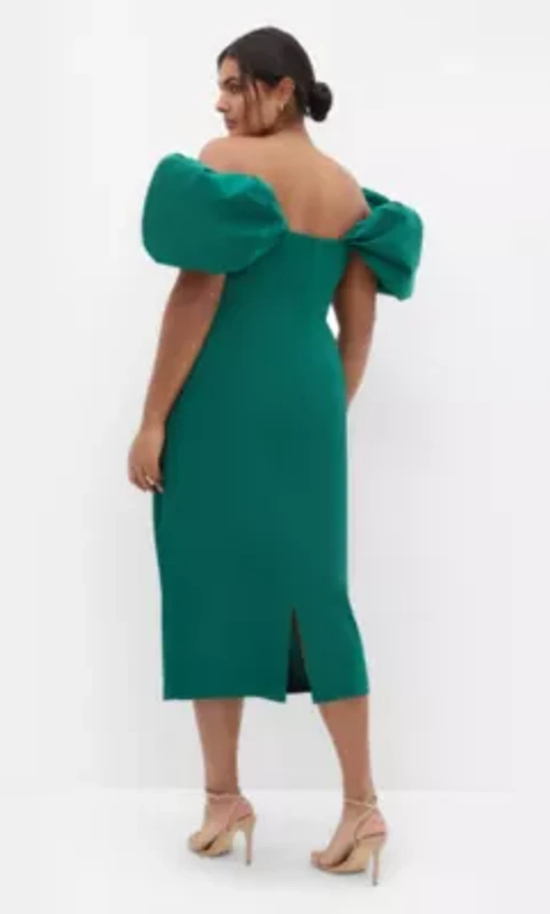 Elyse Off Shoulder Midi Dress