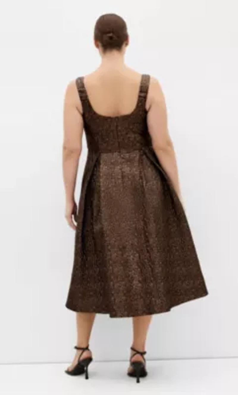 Rosella Jacquard Midi Dress