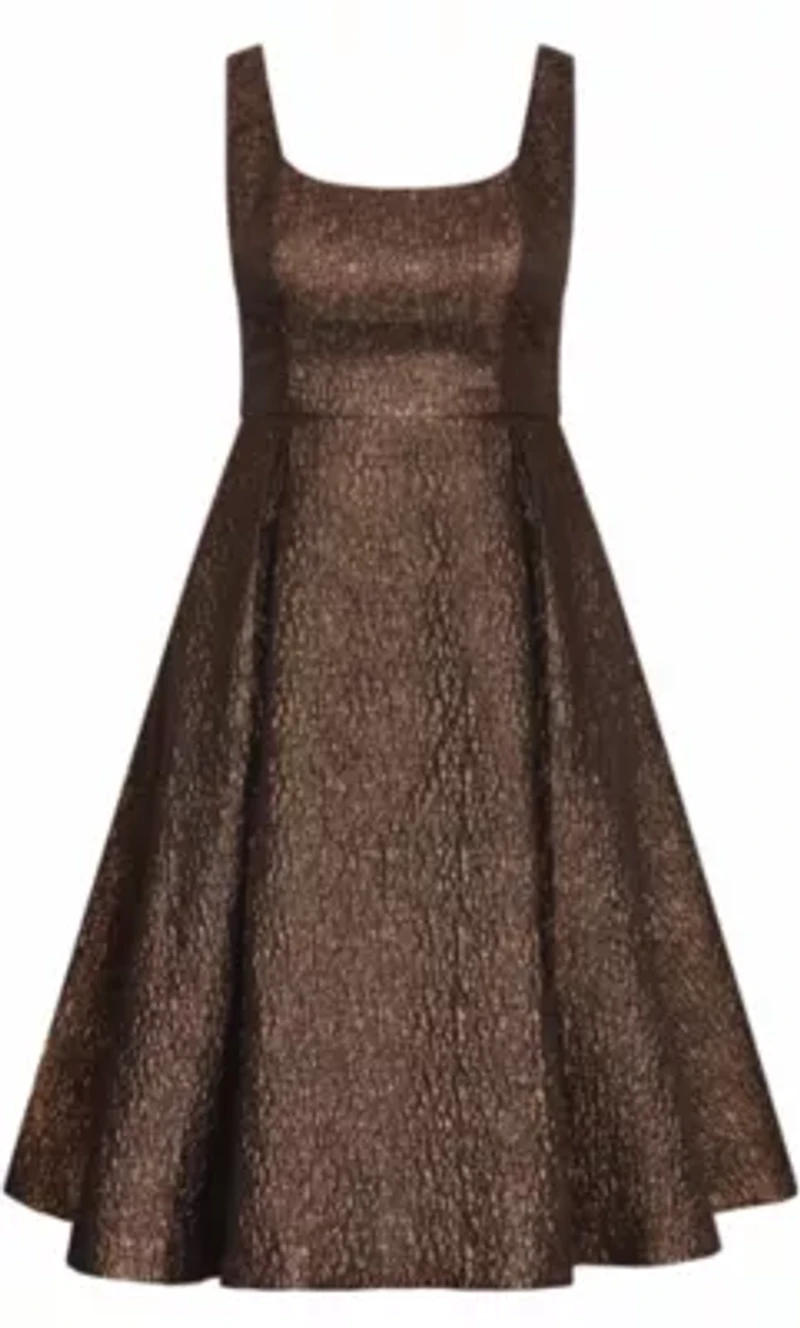 Rosella Jacquard Midi Dress