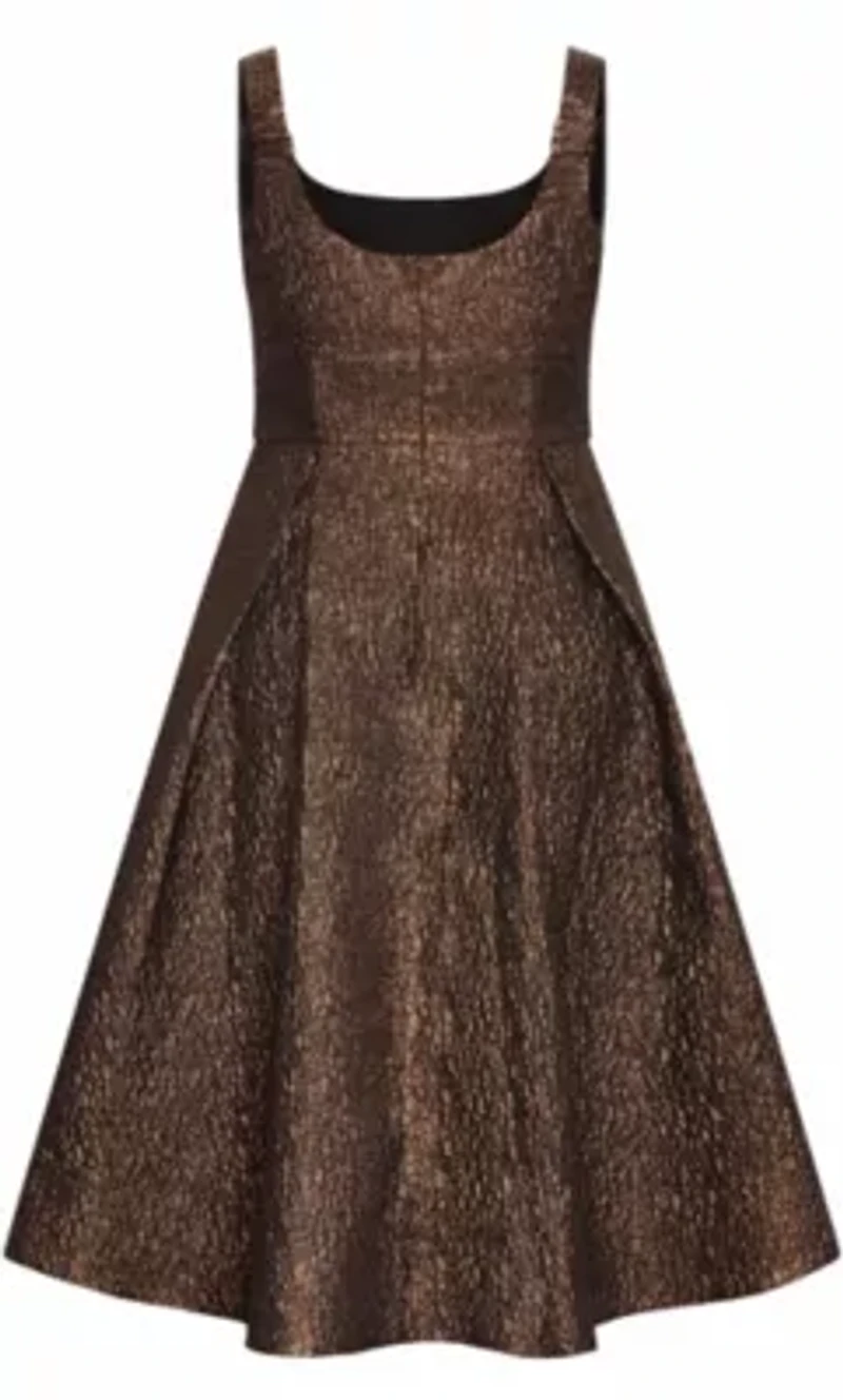 Rosella Jacquard Midi Dress