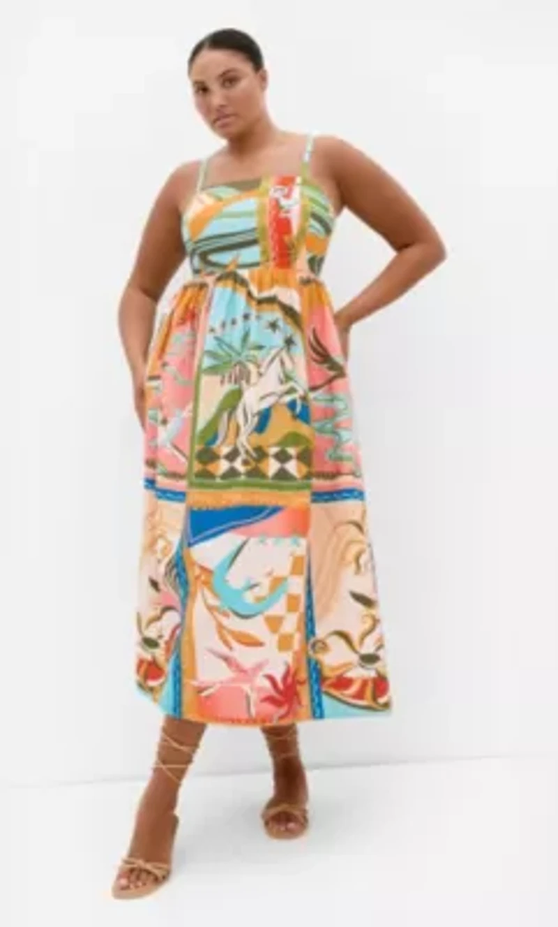 Wild Soul Print Maxi Dress