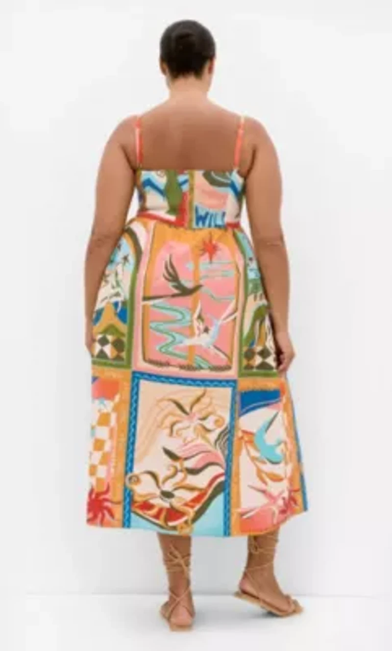 Wild Soul Print Maxi Dress