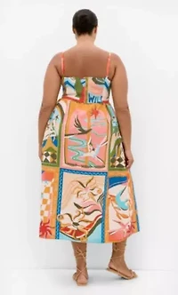 Wild Soul Print Maxi Dress