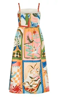 Wild Soul Print Maxi Dress