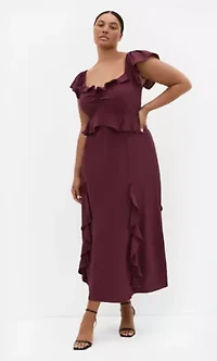 Fee Frill Maxi Dress