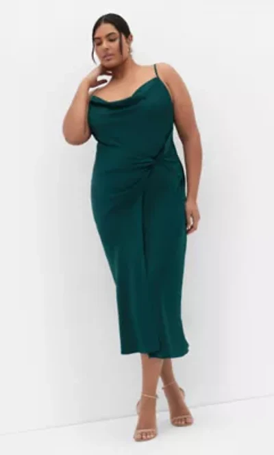 Adelina Twist Slip Dress