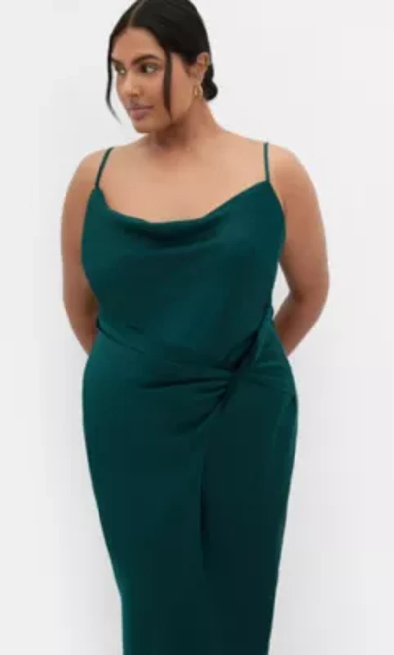 Adelina Twist Slip Dress